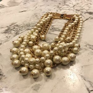 kate spade purely pearly statement necklace